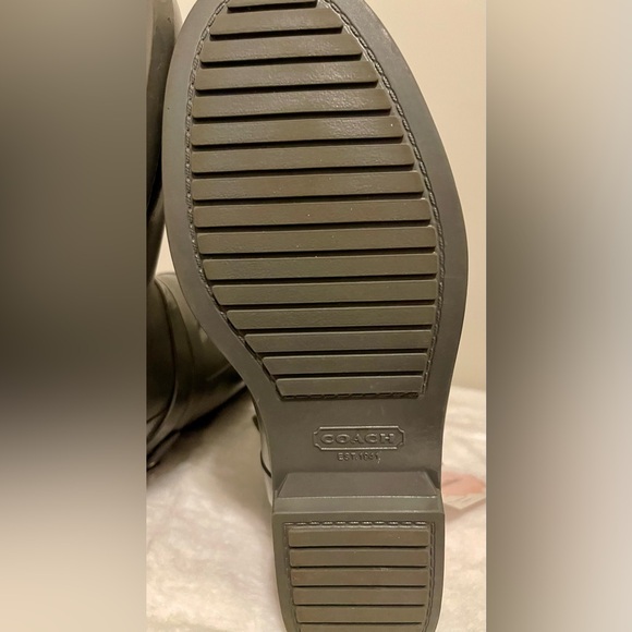 Coach Lori Heritage Boots Gray Silver Hardware. Sz 7B EUC! - Picture 6 of 7